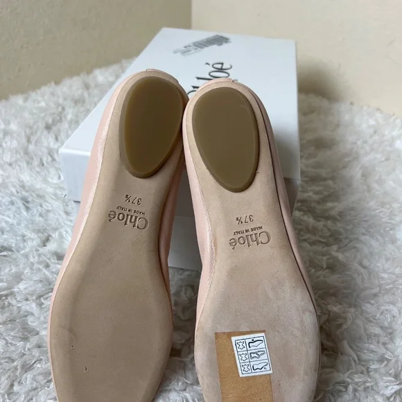 Chloe Iris Leather Ballet Flats Women's Size: 7.5 | IT 37.5 - Picture 7 of 8
